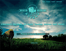 Tablet Screenshot of bisonranch.cz